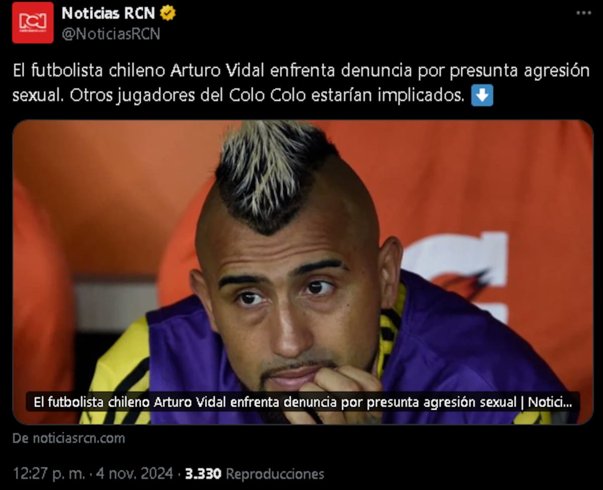 Prensa internacional reacciona a denuncia contra Arturo Vidal
