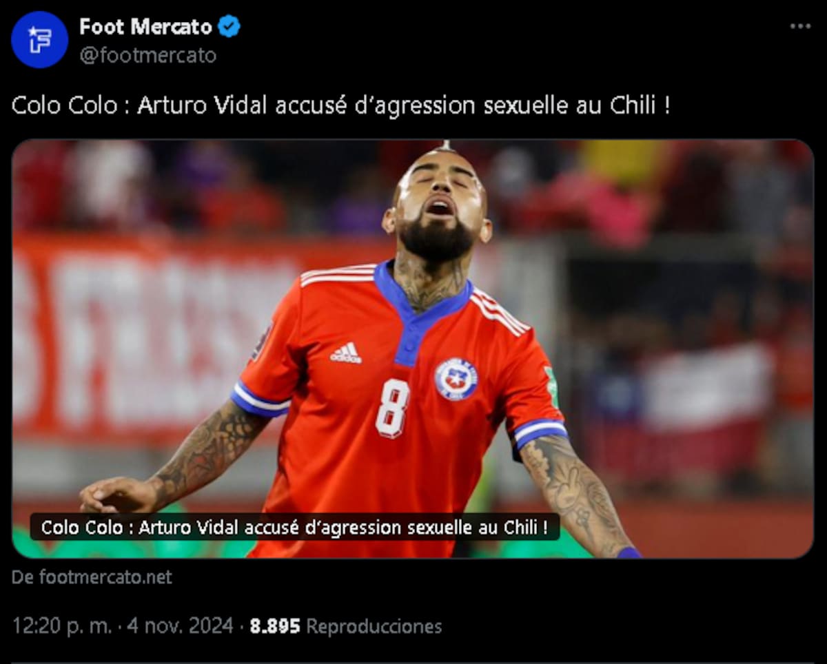 Prensa internacional reacciona a denuncia contra Arturo Vidal