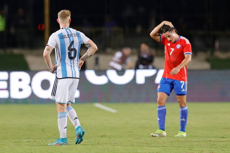La desazón chilena tras la eliminación de La Roja del torneo que otorga pasajes para París 2024. Foto: Agencia Aton.