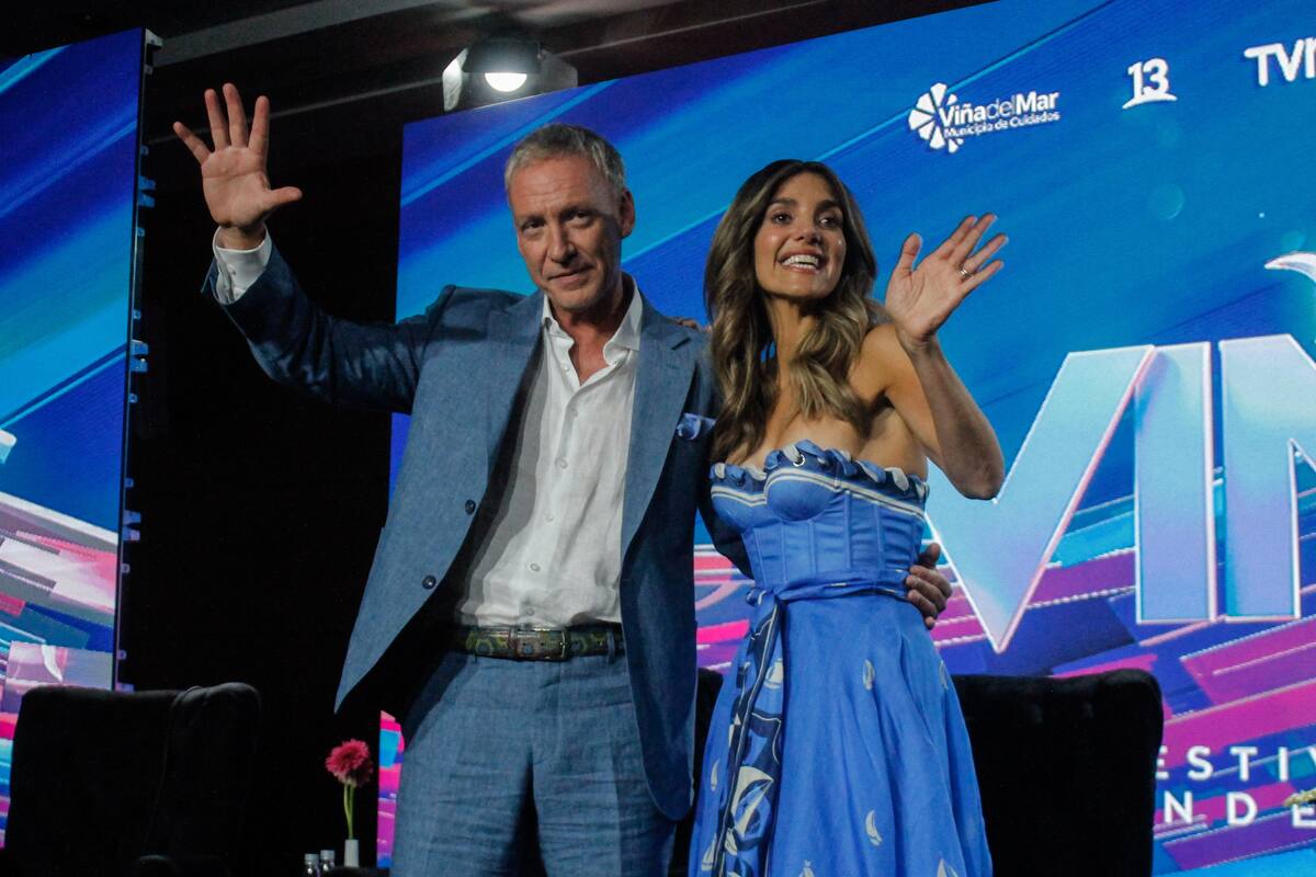 Martín Cárcamo y María Luisa Godoy / Créditos: Cristobal Basaure/Aton Chile