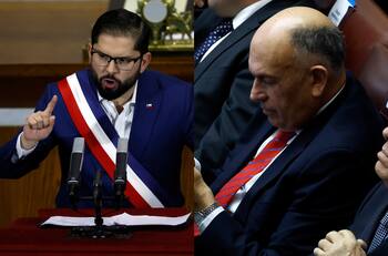 VIDEO | “¡No señor, no mienta!”: El encontronazo entre Boric y diputado Bobadilla durante la Cuenta Pública 2024