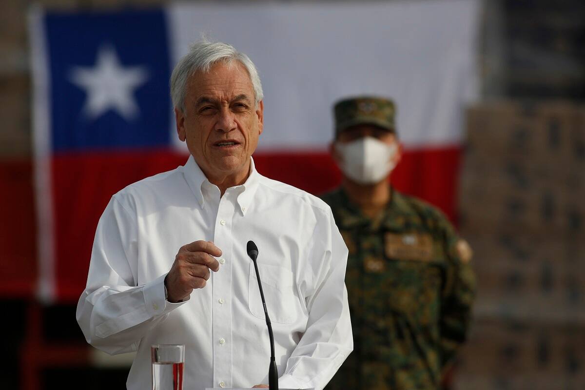 Santiago 30 Mayo 2020
El Presidente Sebastián Piñera y la Primera Dama, Cecilia Morel dan inicio a jornada de distribución de suministros del plan "Alimentos para Chile".
Marcelo Hernandez/Aton Chile