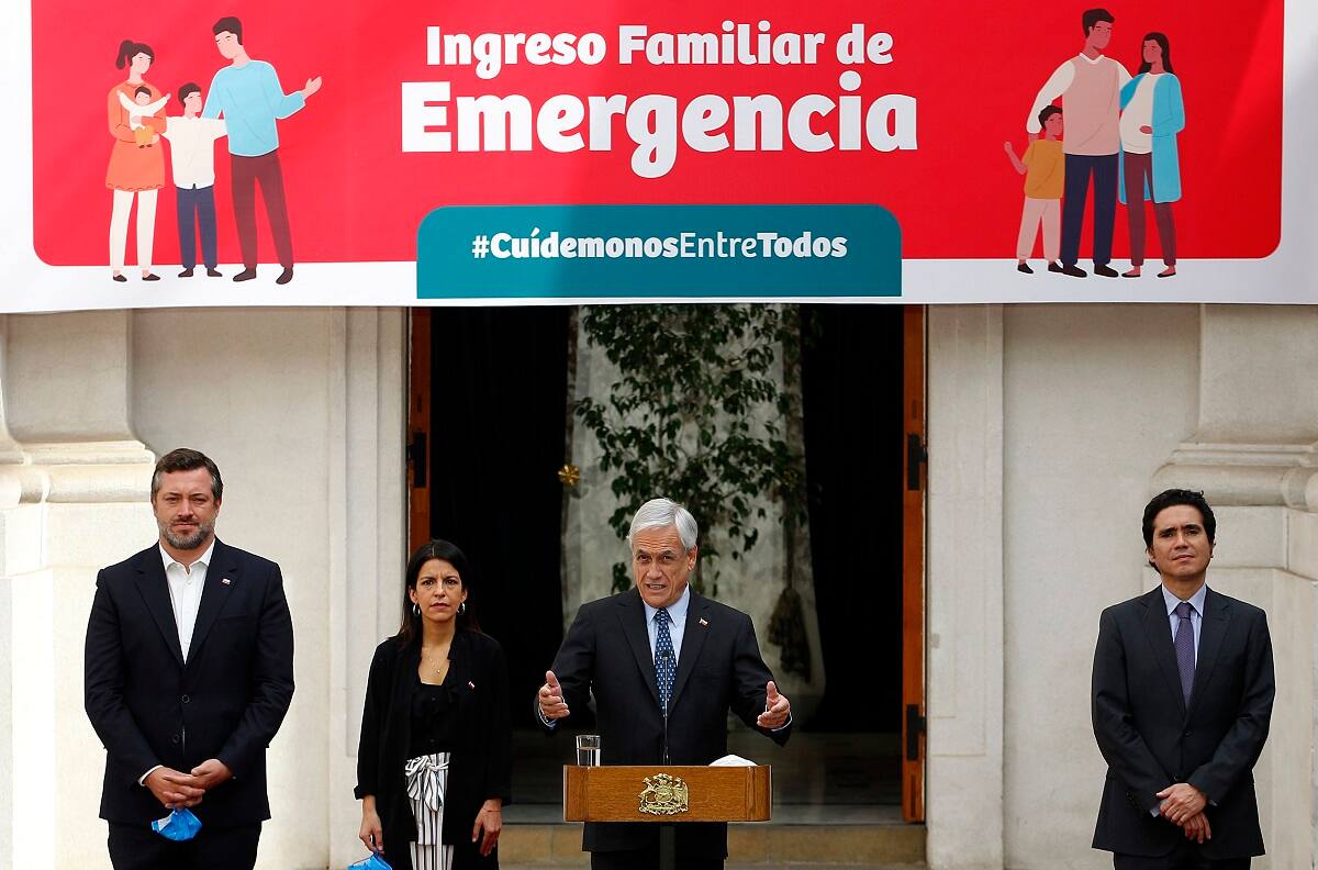 Piñera anuncia nuevo Ingreso Familiar de Emergencia