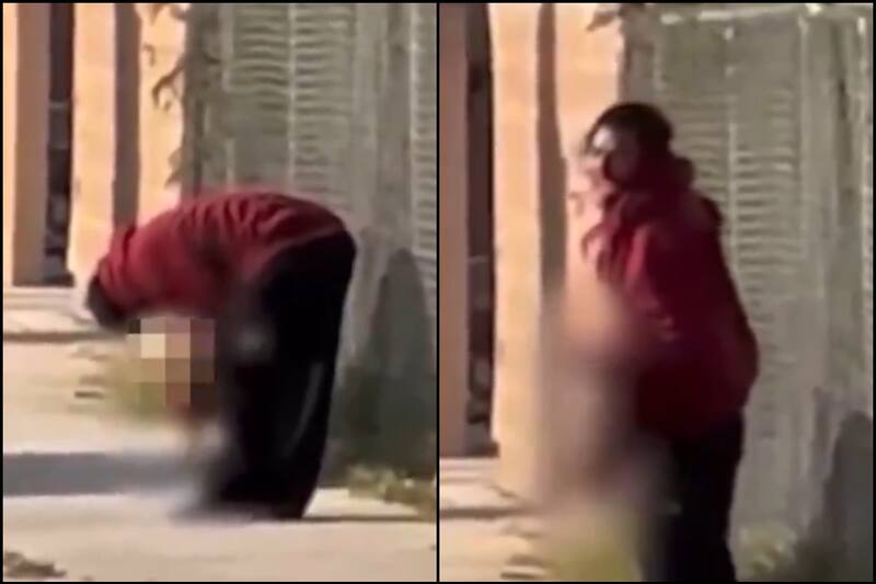 El impactante video previo a su detención.