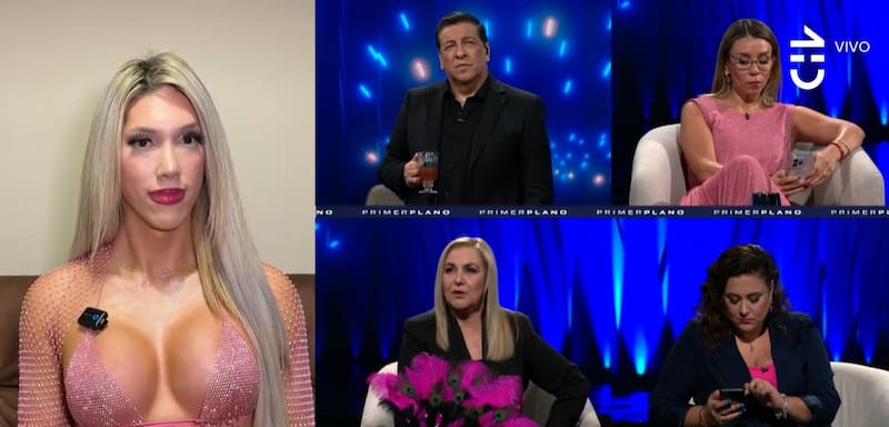 Agustina Cabañas cambió su versión a último minuto. Créditos: Captura CHV
