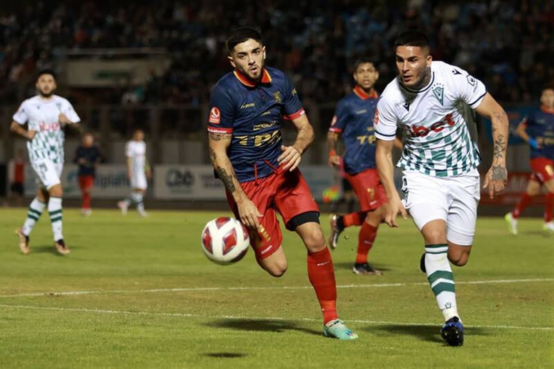 Imagen del partido entre San Marcos de Arica y Santiago Wanderers, correspondiente a la fecha pasada de Primera B. Foto: Campeonato Chileno.