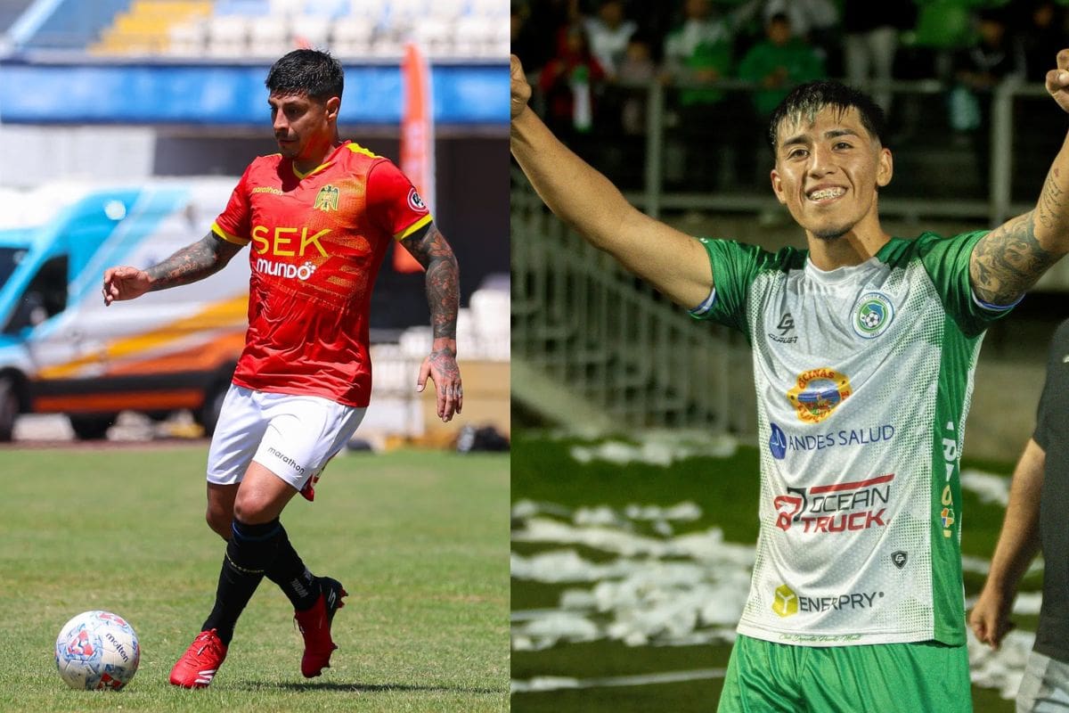 Unión Española enfrenta a Deportes Puerto Montt en Santa Laura. Fotos: cuentas de Instagram de Unión Española y Deportes Puerto Montt.