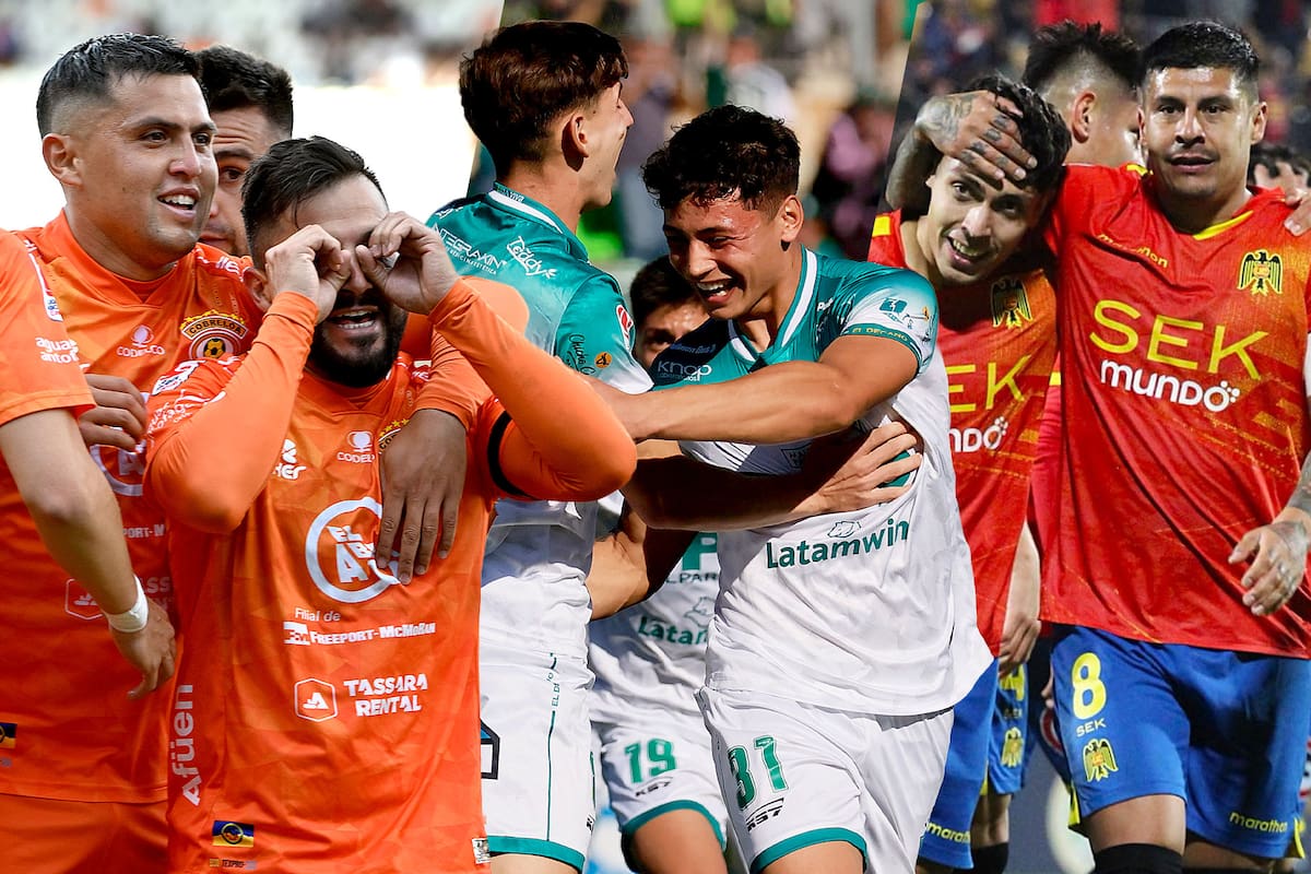 Cobreloa, Wanderers y Unión Española, tres grandes de la división. Fotos: Agencia Aton y @ueoficial en Instagram.