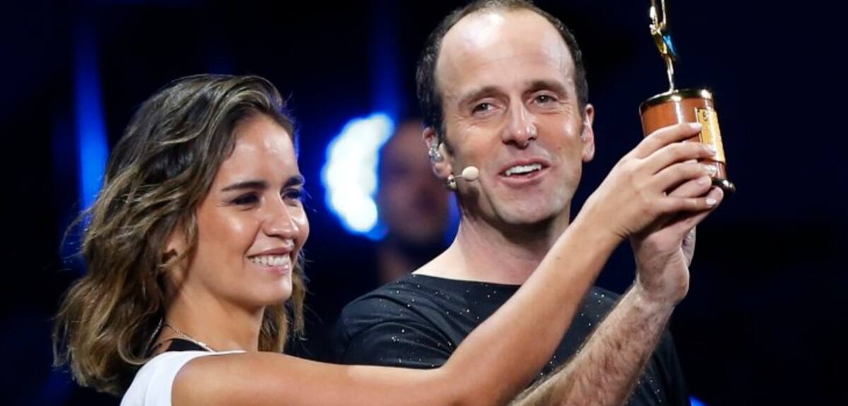 23 DE FEBRERO DE 2020/VIA DEL MAR
El humorista Chileno,Stefan Kramer y su seora Paloma Soto,durante la primera noche del Festival de Via del Mar 2020, realizado en la Quinta Vergara.
FOTO: CRISTOBAL ESCOBAR/AGENCIAUNO