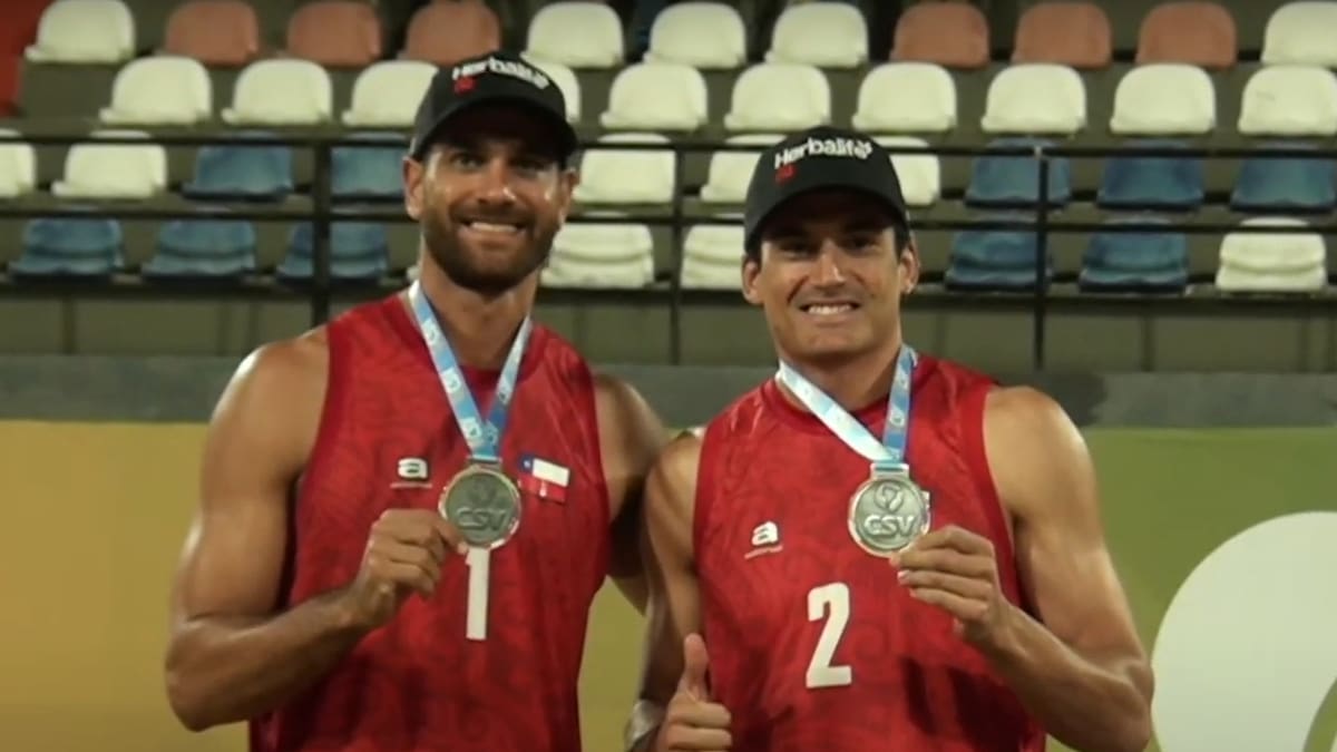 Primos Grimalt rozaron el oro y cayeron en la final de la sexta fecha del Sudamericano de Voleibol Playa