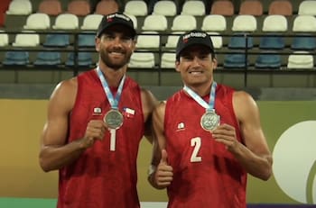 Primos Grimalt rozaron el oro y cayeron en la final de la sexta fecha del Sudamericano de Voleibol Playa