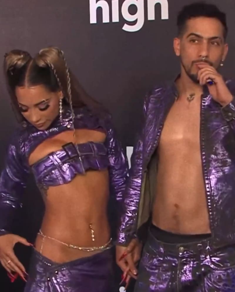 Princesa Alba junto a su pareja.