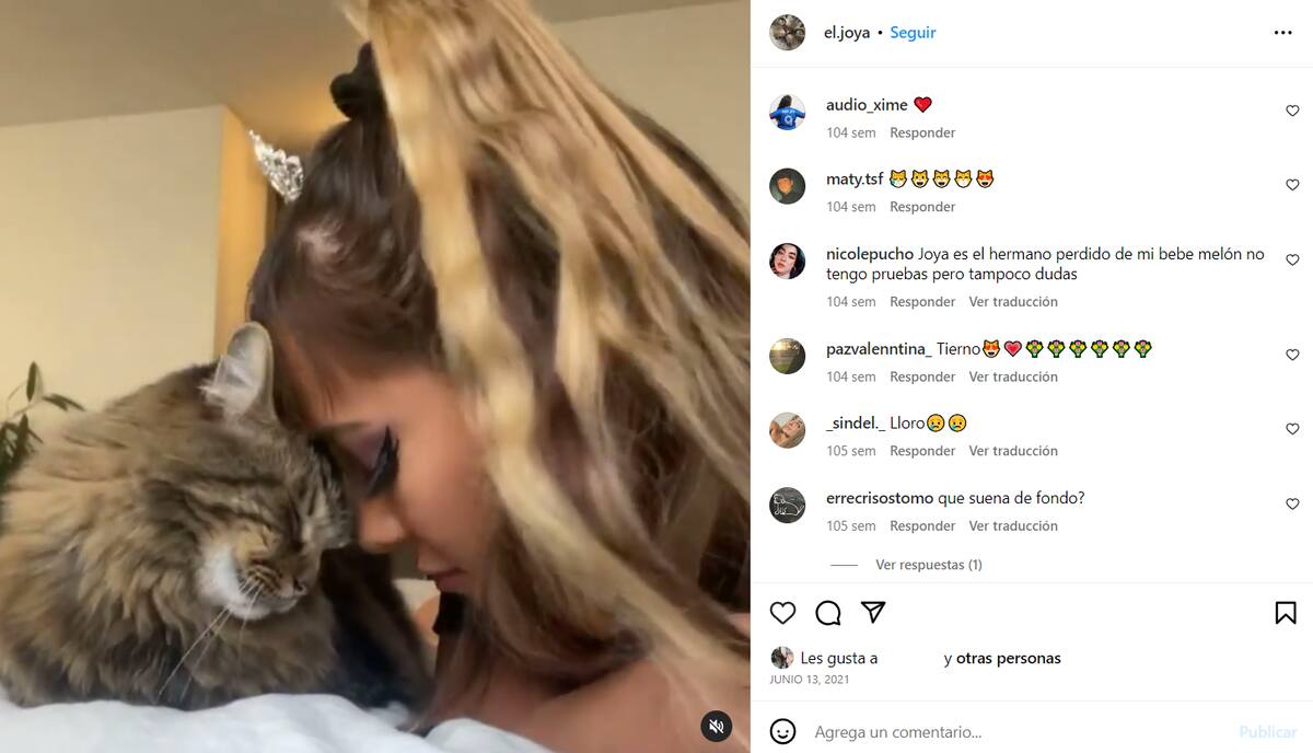 Uno de los Instagram que maneja Princesa Alba.