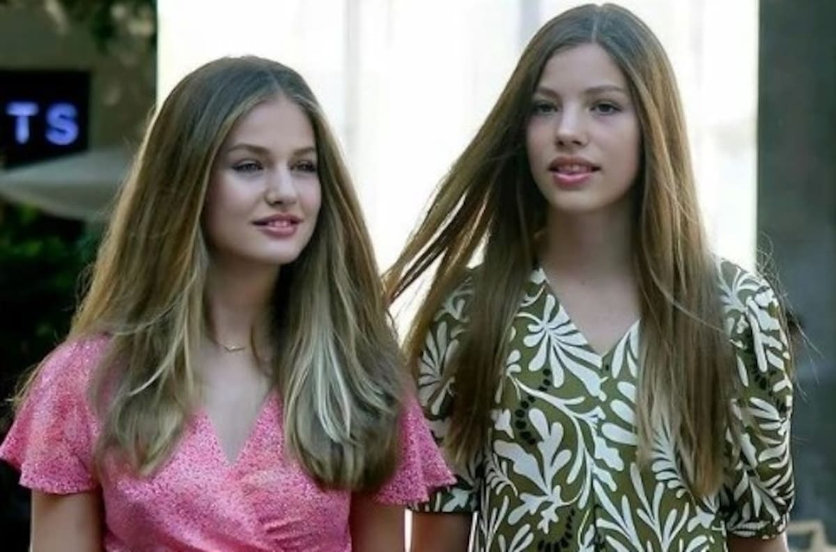 La visita sorpresa de la princesa Leonor y la infanta Sofía a una granja