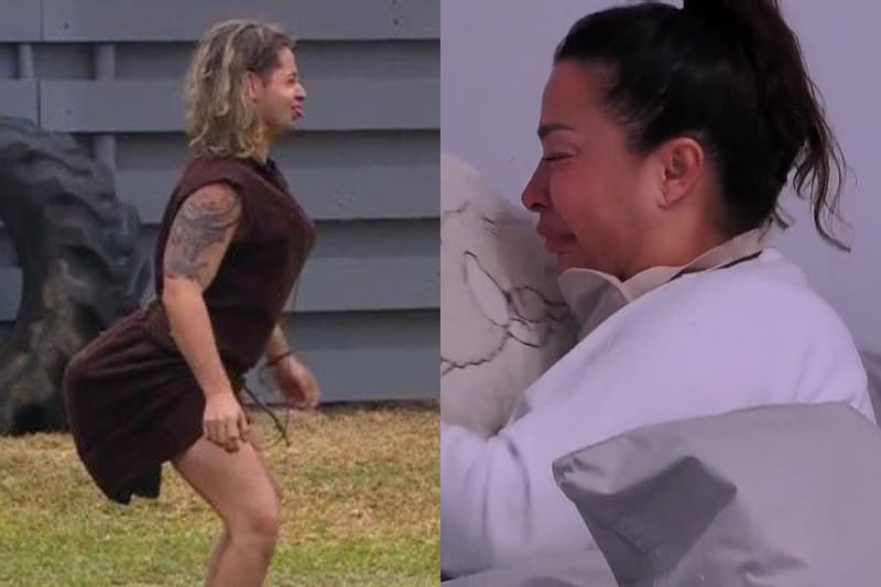 El polémico participante se burló sin piedad del cuerpo de su compañera de reality.