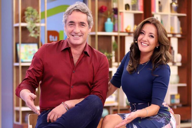 Vivieron una especial tarde junto a su equipo del matinal de Canal 13.