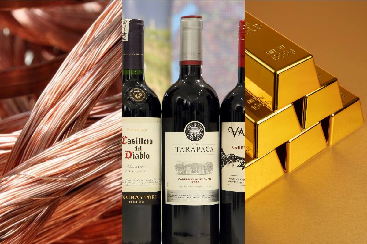El cobre fue el más exportado en el último mes.
