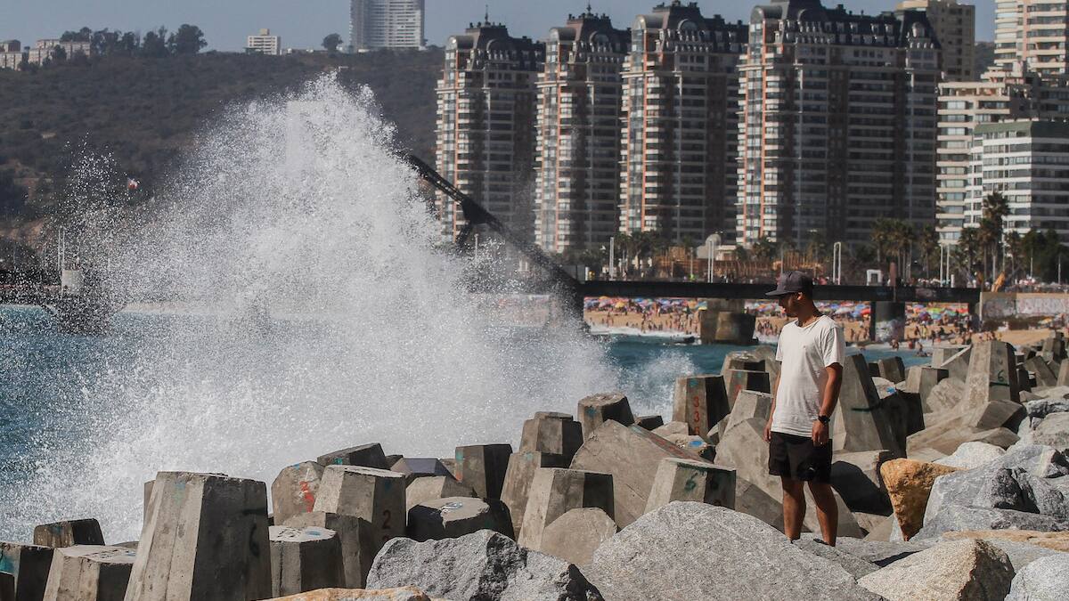 Alerta de marejadas para todas las costas de Chile: Se mantendrán hasta el miércoles