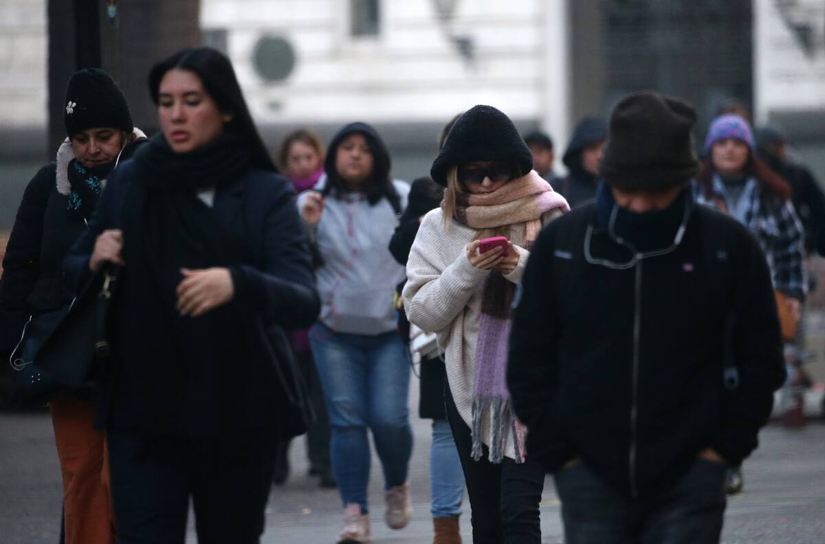 Este será el día más frío de la semana en la Región Metropolitana de Santiago