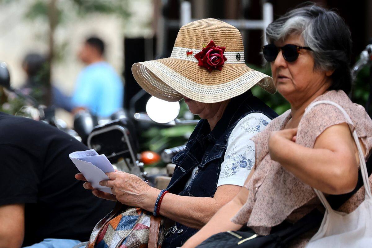 Estas son las temperaturas que se registrarán en Santiago durante el fin de semana.
Créditos: Aton.