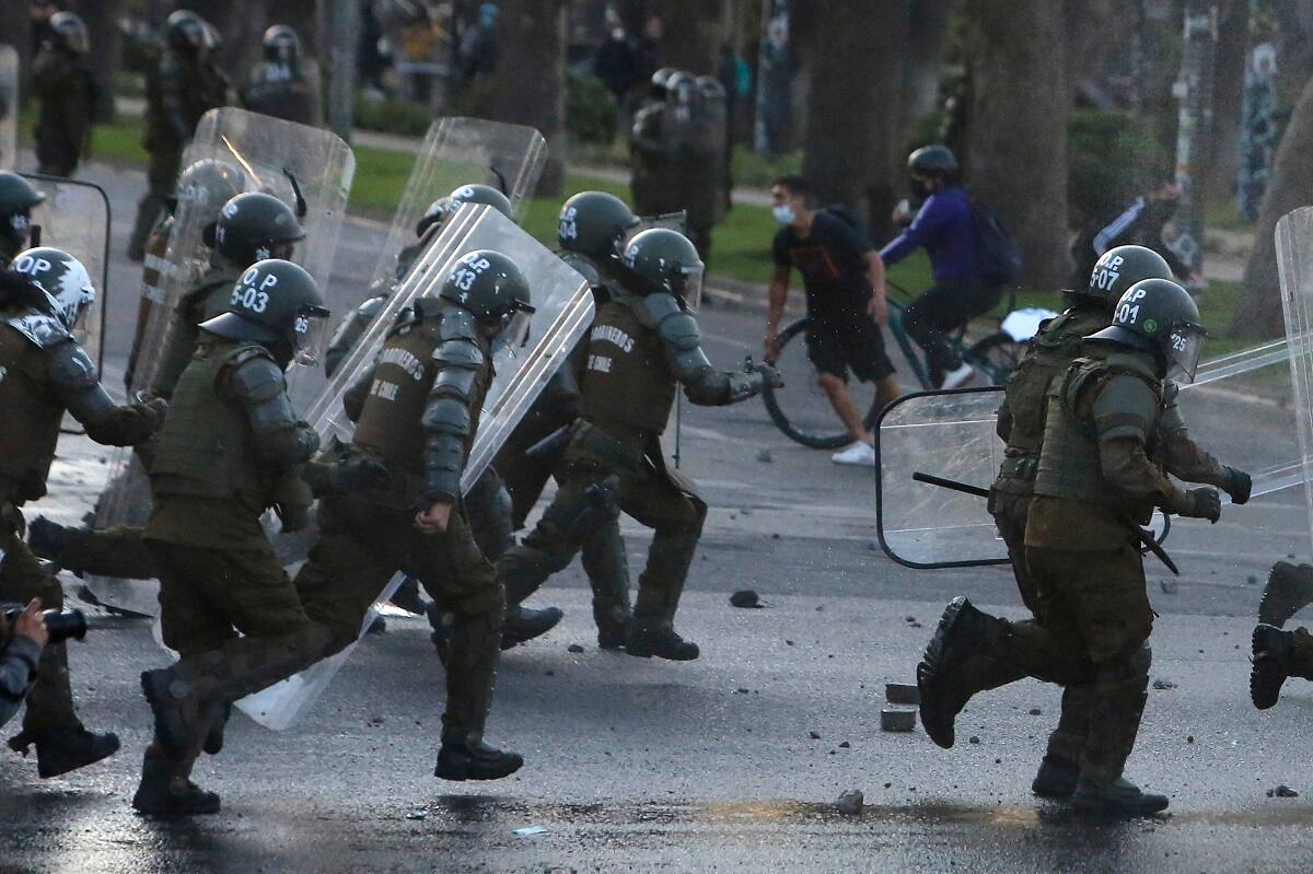 Protestas en Plaza Italia 02/10/2020