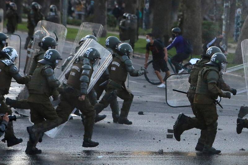 Protestas en Plaza Italia 02/10/2020