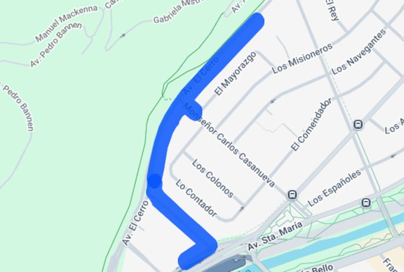 Este corte de luz afectará a gran parte de Avenida El Cerro. Foto: Enel.