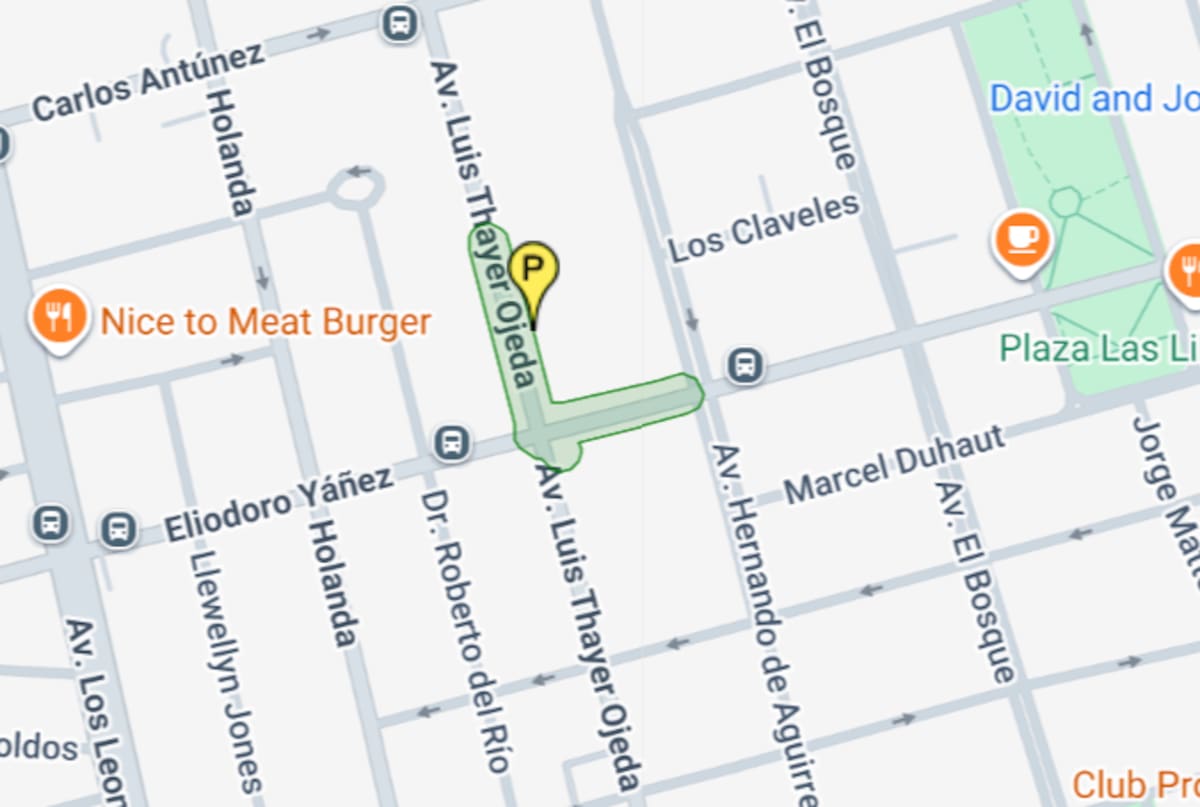 Solo esta zona no tendrá agua durante la tarde de este jueves. Foto: Aguas Andinas.