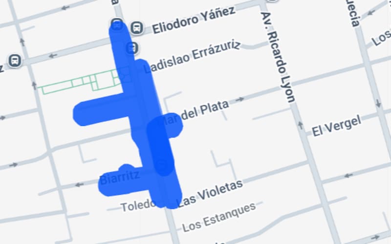 Las casas más afectadas serán aquellas que se ubican en Av. Pedro de Valdivia. Foto: Enel.