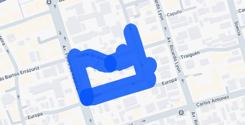 Estas calles se verán afectadas por corte de luz. Créditos: Enel.