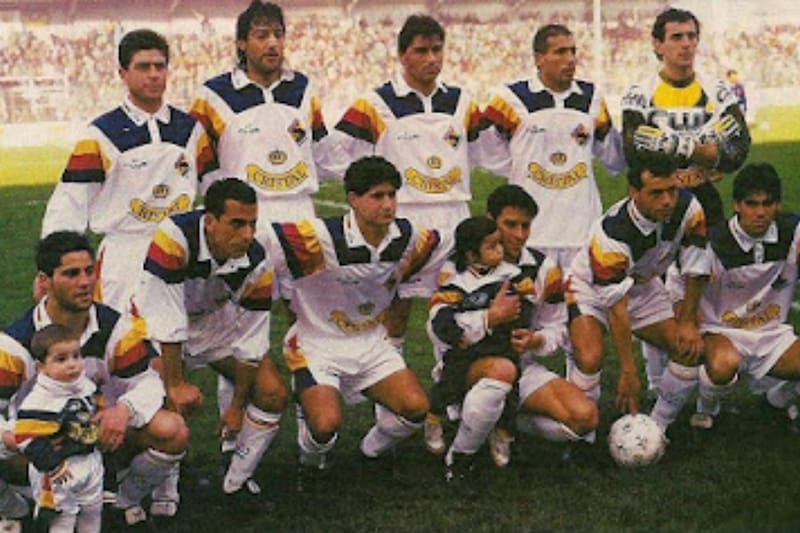 El mejor Osorno de todos los tiempos, con José Luis Díaz en la formación titular. Es el último agachado, de derecha a izquierda, al lado de Marcelo Corrales.