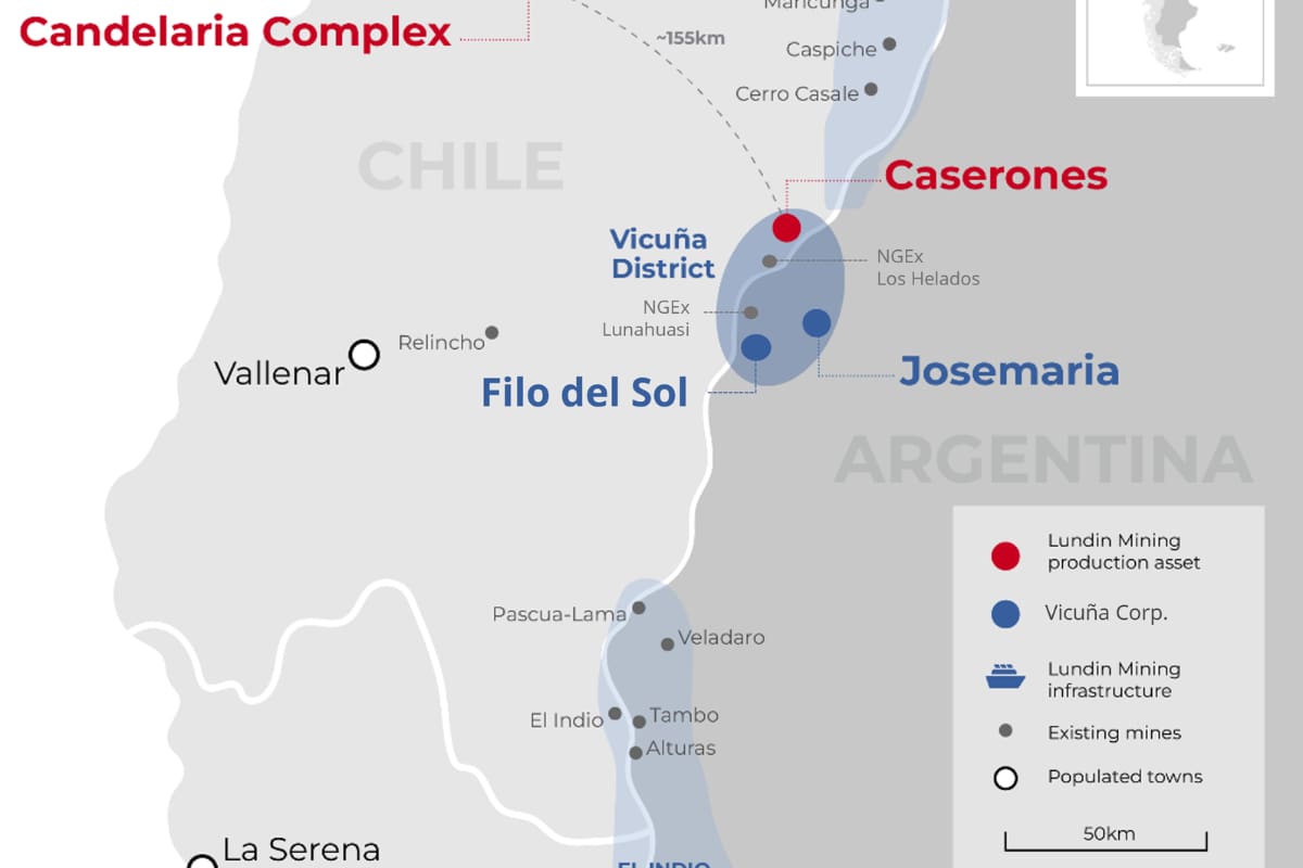 El yacimiento minero alberga uno de los recursos más ricos del mundo en cobre, plata y oro.