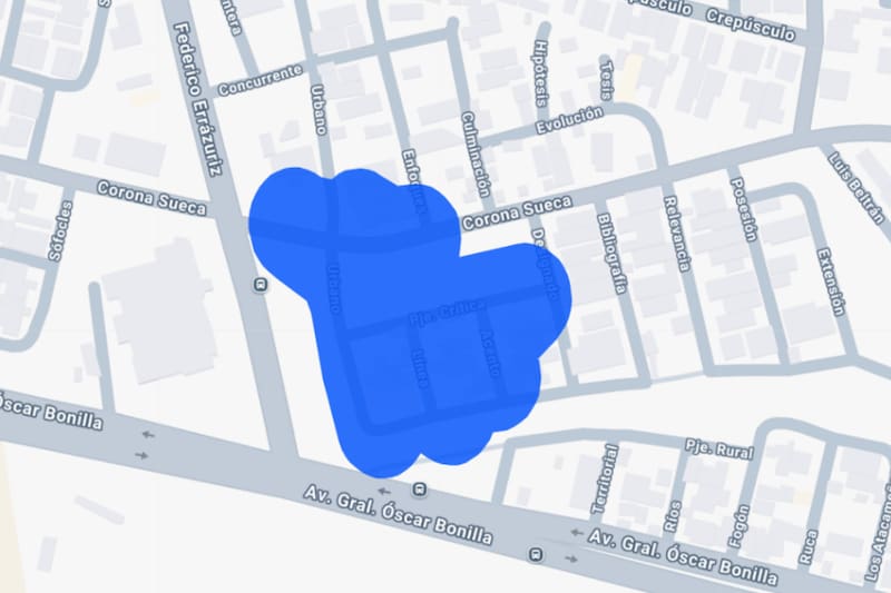 Estos y todos los cortes de luz programados para este lunes fueron anunciados por la empresa. Créditos: Enel.