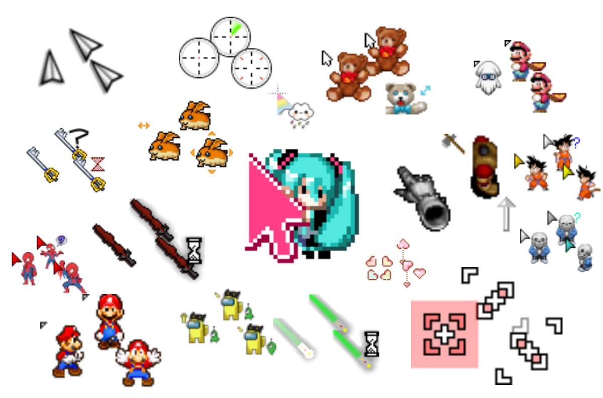 Desde Miku hasta Mario: Cambia el puntero de tu mouse por el diseño que quieras