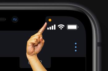 ¿Qué significa el punto verde o naranja en la parte superior de tu teléfono celular?