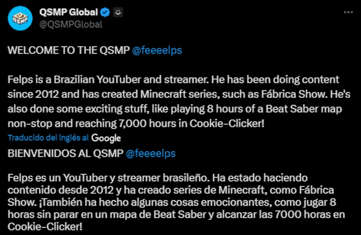 Créditos: Quackity Studios.