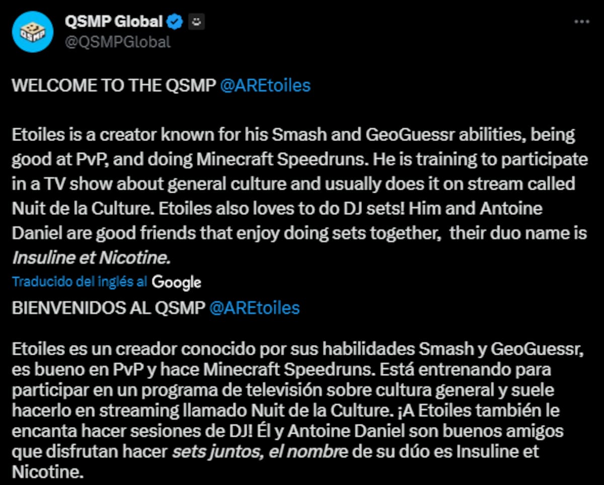 Créditos: Quackity Studios.