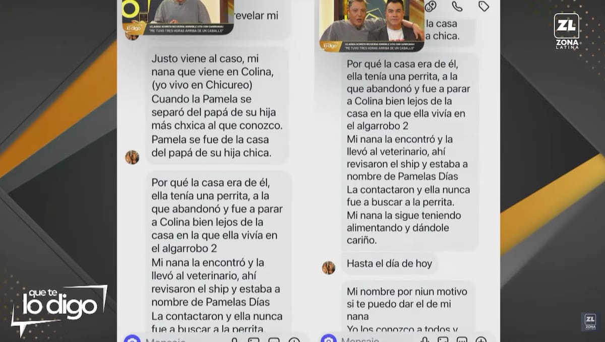 Denuncia contra Pamela Díaz. Foto: Reproducción.