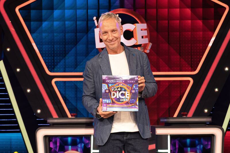 Martín Cárcamo está feliz con el juego de mesa de su programa en Canal 13.