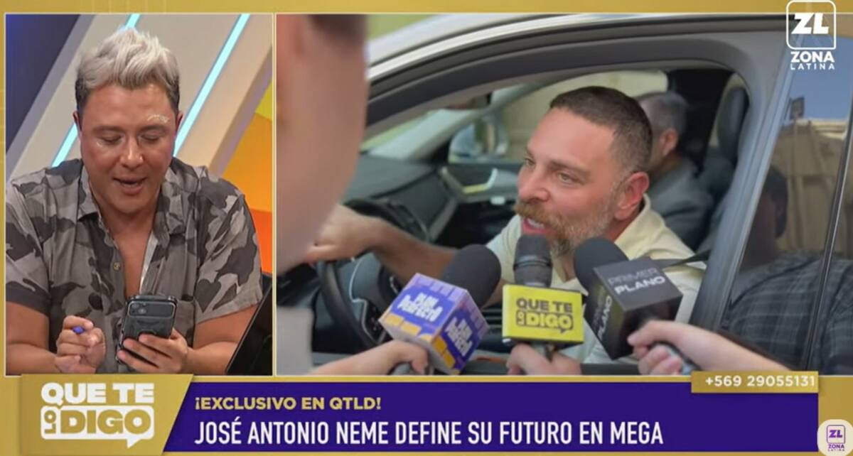 En el programa confirmaron cuándo debutará Neme en Meganoticias Prime. Créditos: Captura Zona Latina