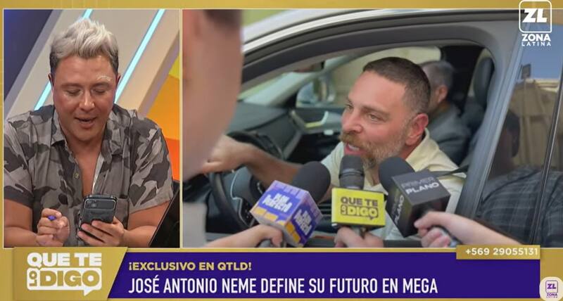 En el programa confirmaron cuándo debutará Neme en Meganoticias Prime. Créditos: Captura Zona Latina