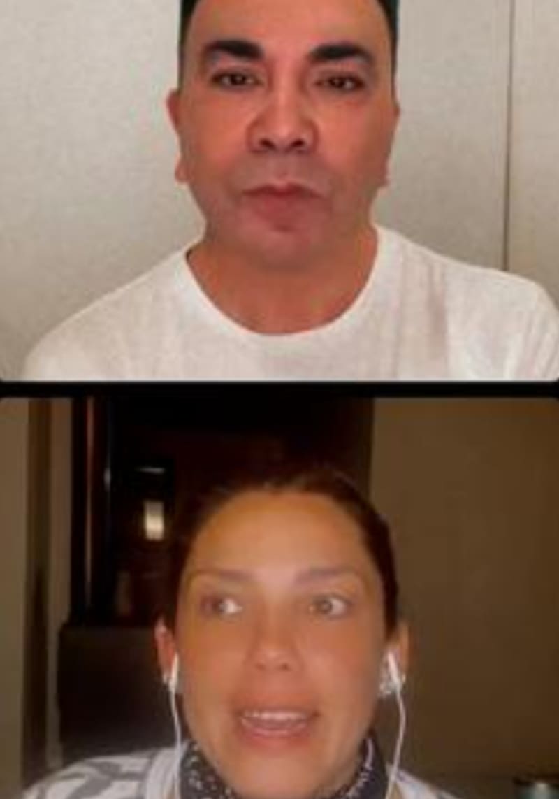 Paula Escobar y Luis Sandoval en "Qué te lo digo".