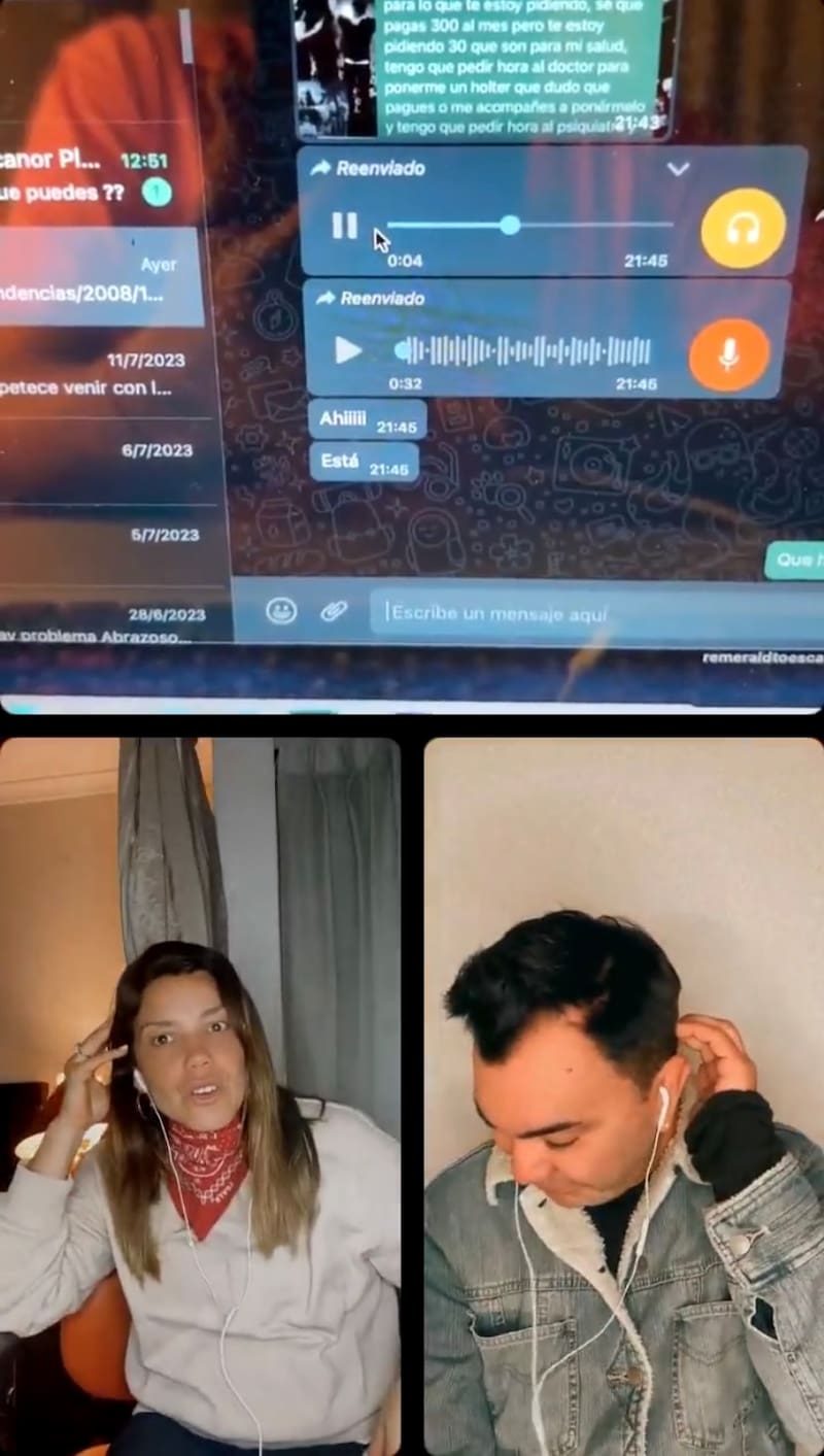 En "Qué te lo digo", mostraron un potente audio de Mauricio Israel. Foto: Instagram.
