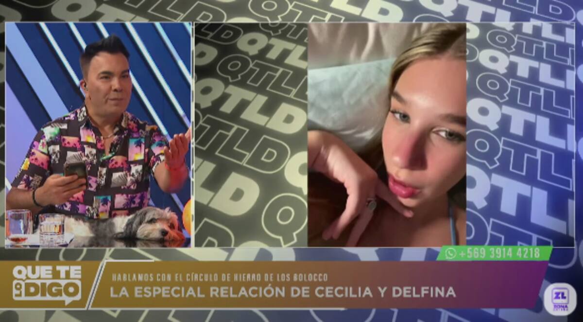 En "Qué te lo digo" revelaron cómo es la relación de Cecilia Bolocco con la pareja de Máximo Menem.
