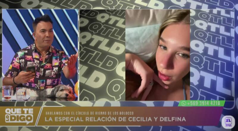 En "Qué te lo digo" revelaron cómo es la relación de Cecilia Bolocco con la pareja de Máximo Menem.