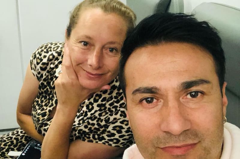 la esposa de Christian "Ruperto" Henríquez.