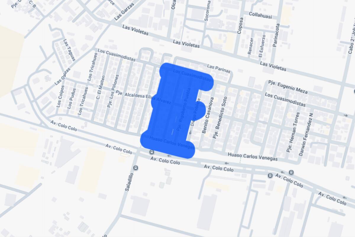 Este sector de la comuna se verá afectado por corte de luz.