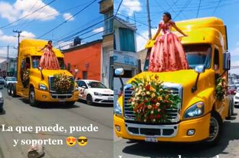 VIDEO | “La que puede, puede y soporten”: Quinceañera llega a su fiesta en tráiler