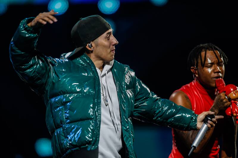 Pailita cantando en Viña 2023. Créditos: ATON