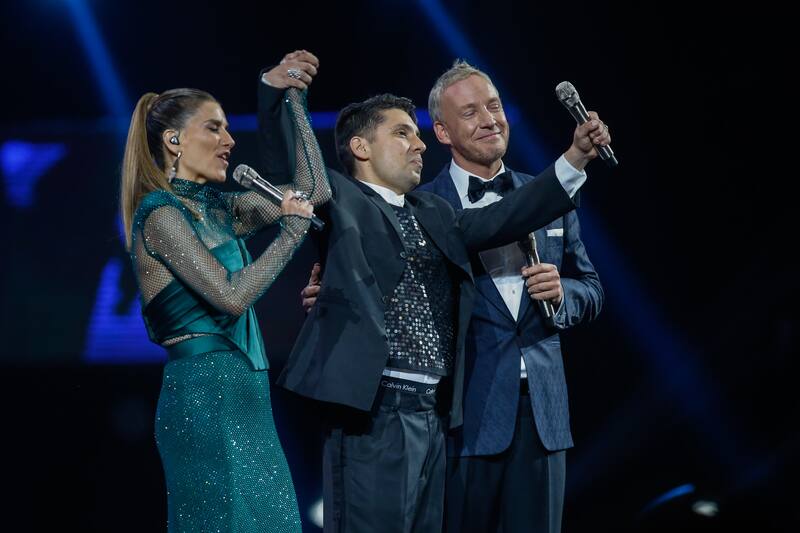 Vina del Mar, 23 de Febrero de 2023
El humorista Fabrizio Copana se presenta en la quinta noche del Festival de Vina del mar 2023. Recibe gaviota de plata.
Cristobal Basaure/Aton Chile